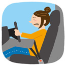 車の運転は要注意