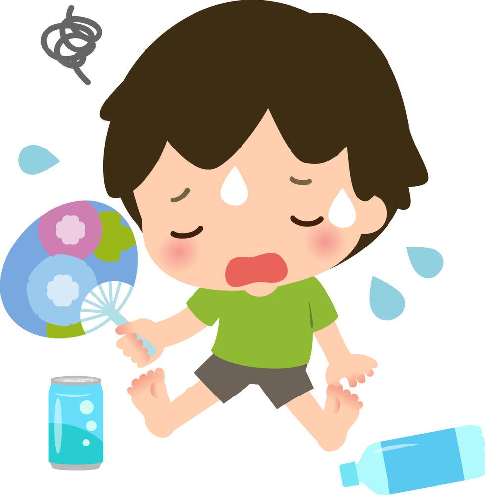 夏バテでめまい、吐き気