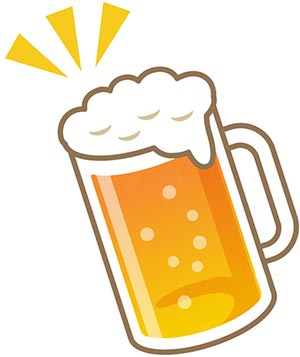 アルコールは適量を厳守