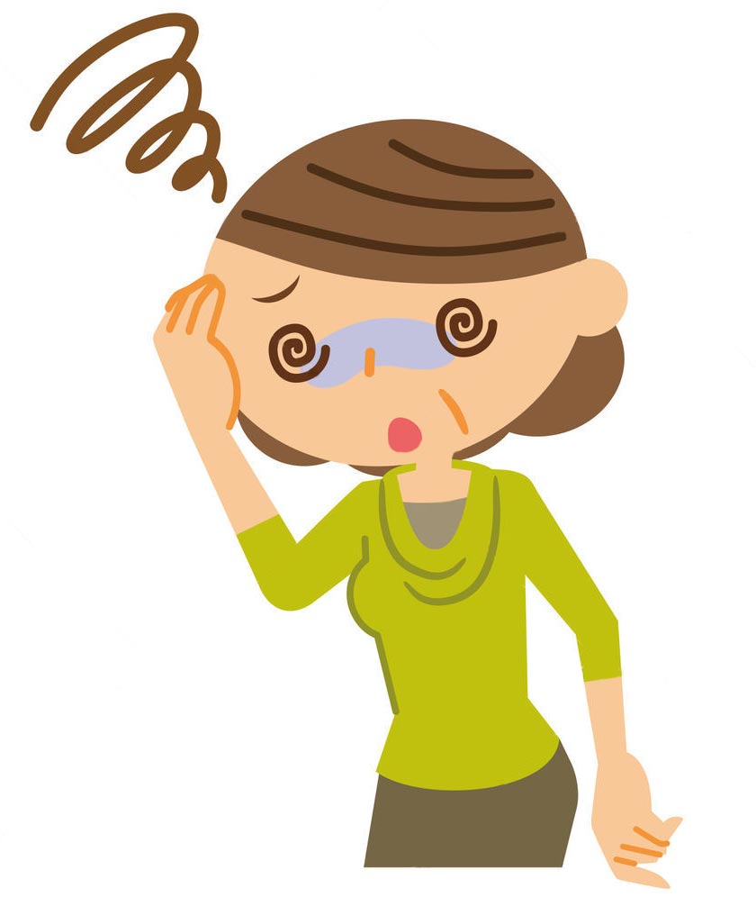 耳が原因で起きるめまい